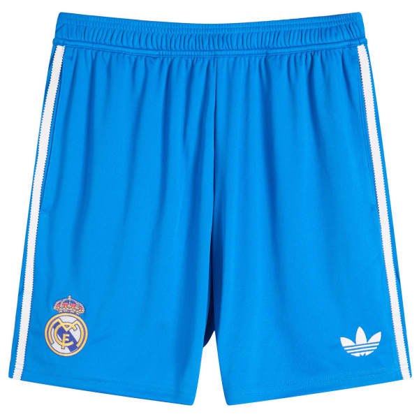 Шорты третьей формы Реал Мадрид 25/26 Adidas, синяя птица
Шорты третьей формы Реал Мадрид 25/26 Adidas, синяя птица