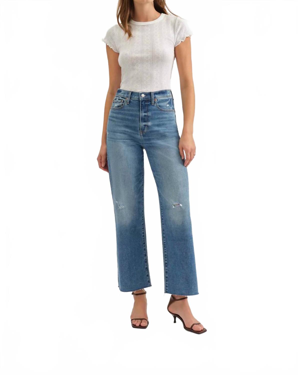 Джинсы Pleaser High Rise Wide Leg Ankle Jeans в цвете Wide Awake DAZE, Wide Awake 
Джинсы Pleaser High Rise Wide Leg Ankle Jeans в цвете Wide Awake DAZE, Wide Awake