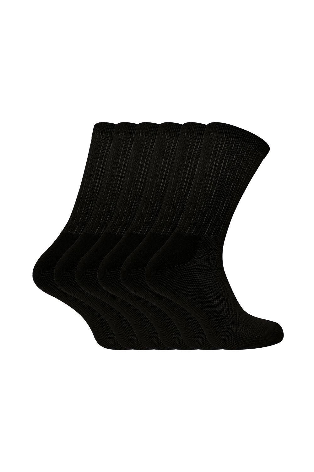 6 пар мягких спортивных носков для бега из органического хлопка и бамбука Sock Snob, черный
6 пар мягких спортивных носков для бега из органического хлопка и бамбука Sock Snob, черный