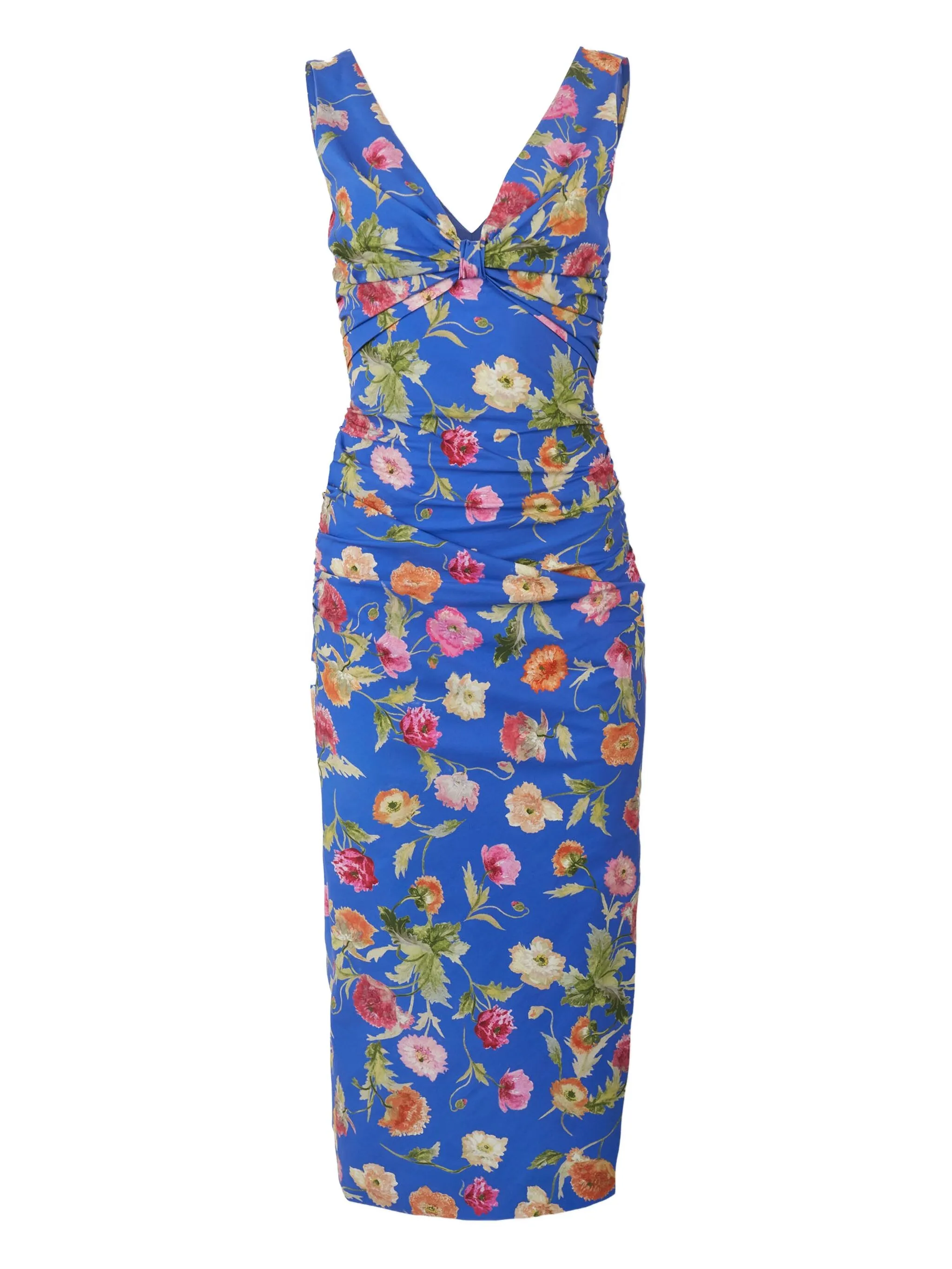 Платье миди со сборками и цветочным принтом Carolina Herrera, синий
Платье миди со сборками и цветочным принтом Carolina Herrera, синий