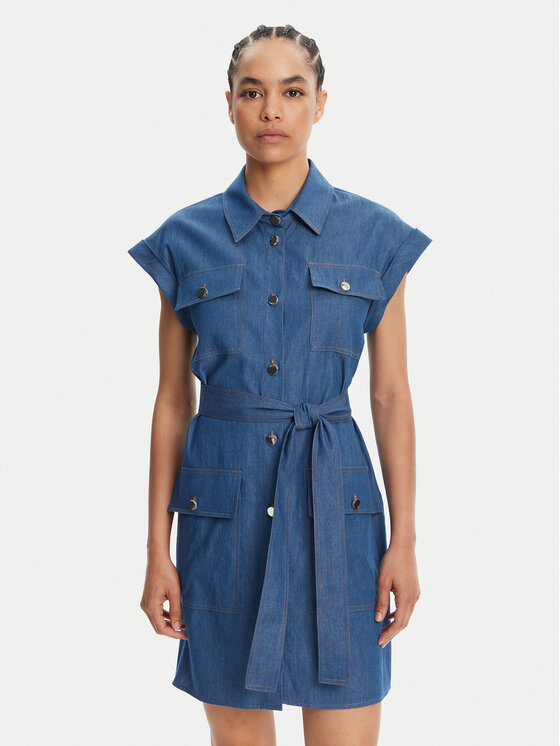 Джинсовое платье стандартный крой WA5509 D4695 Liu Jo, синий
Джинсовое платье стандартный крой WA5509 D4695 Liu Jo, синий