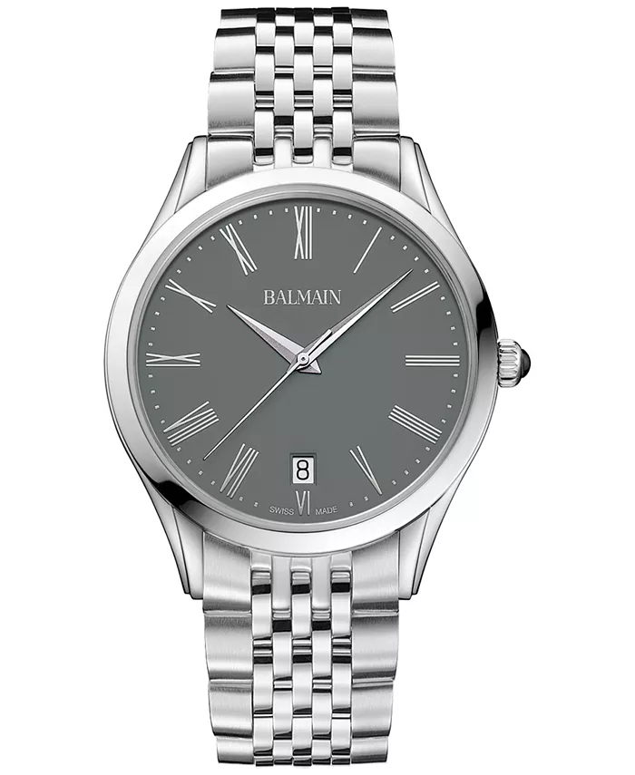 Мужские часы Swiss Classic R на стальном браслете, 41 мм Balmain
Мужские часы Swiss Classic R на стальном браслете, 41 мм Balmain