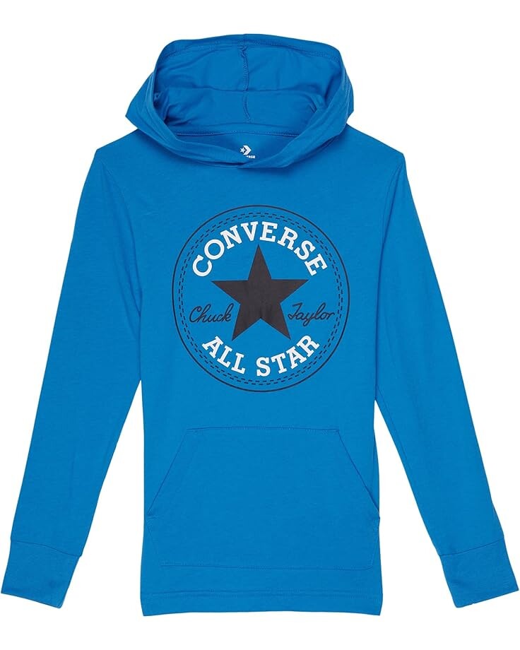 Толстовка Converse Kids Long Sleeve Hooded Chuck Patch Graphic T-Shirt, цвет Blue Hero
Толстовка Converse Kids Long Sleeve Hooded Chuck Patch Graphic T-Shirt, цвет Blue Hero