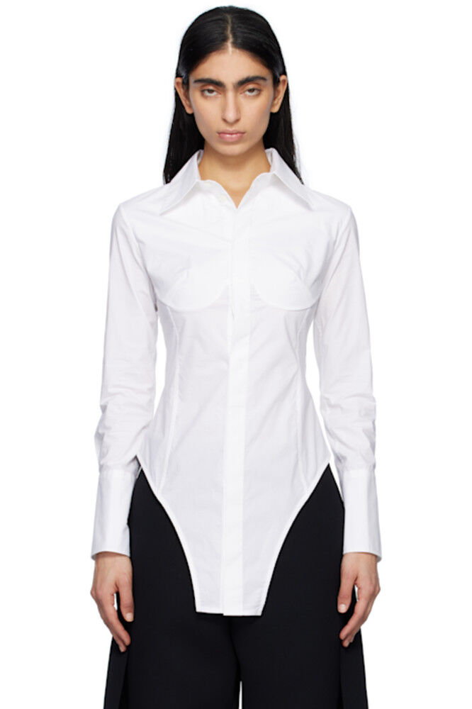 Белая рубашка «The Bodysuit» Jean Paul Gaultier
Белая рубашка «The Bodysuit» Jean Paul Gaultier