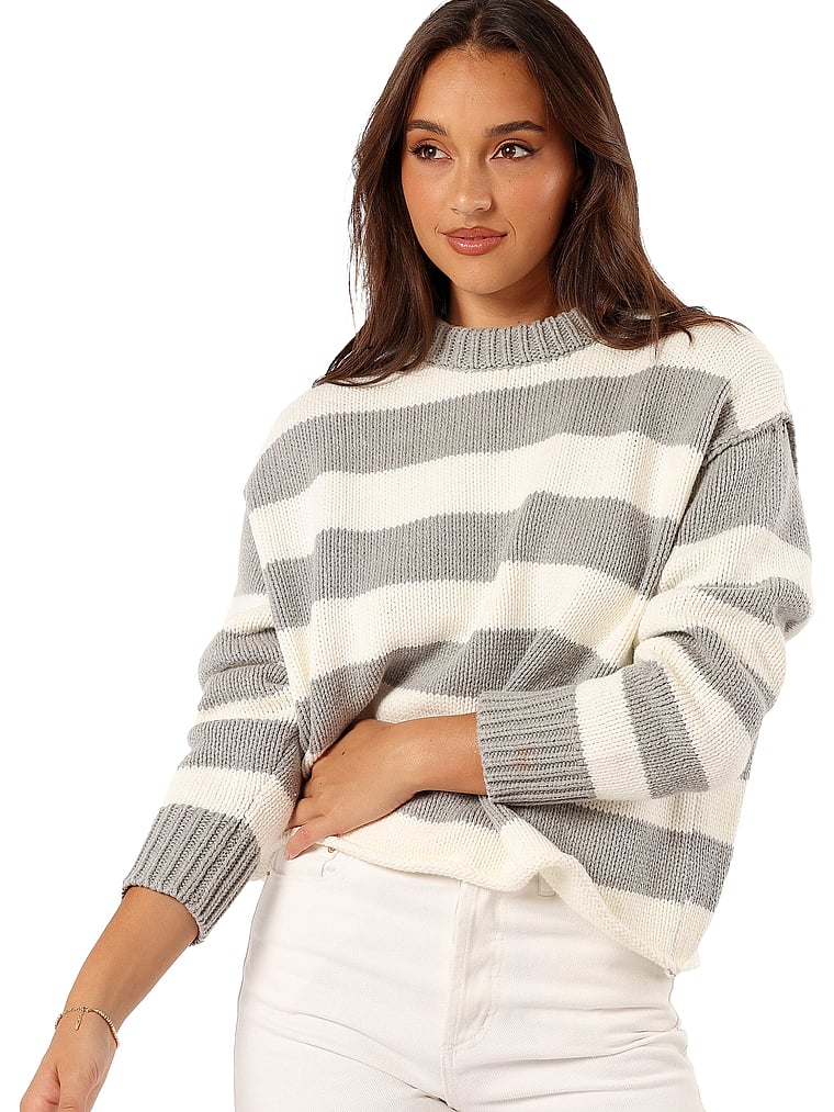 Свитер с круглым вырезом в полоску Гретхен Petal & Pup, мультиколор
Свитер с круглым вырезом в полоску Гретхен Petal & Pup, мультиколор