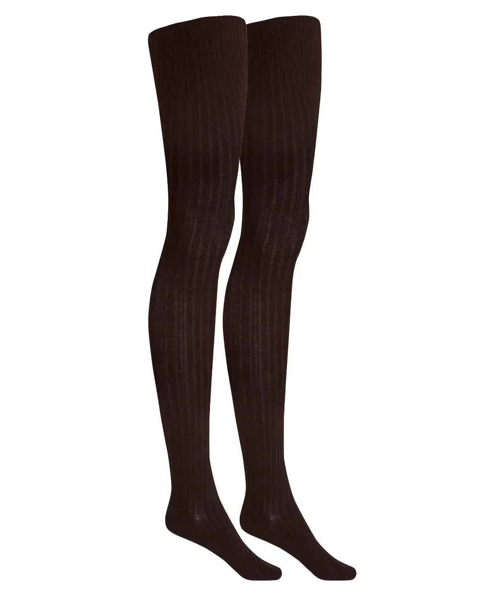 Комплект из 2 хлопковых колготок в рубчик Punto Blanco, темно-коричневый
Комплект из 2 хлопковых колготок в рубчик Punto Blanco, темно-коричневый