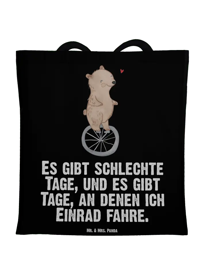 Сумка для переноски Mr & Mrs Panda Bär Einrad fahren, черный
Сумка для переноски Mr & Mrs Panda Bär Einrad fahren, черный
