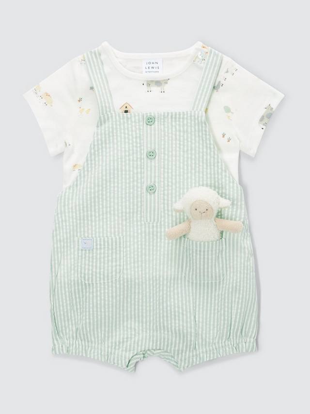 Короткий комбинезон в полоску baby seersucker John Lewis, цвет T-Shirt and Lamb Soft Toy Set
Короткий комбинезон в полоску baby seersucker John Lewis, цвет T-Shirt and Lamb Soft Toy Set