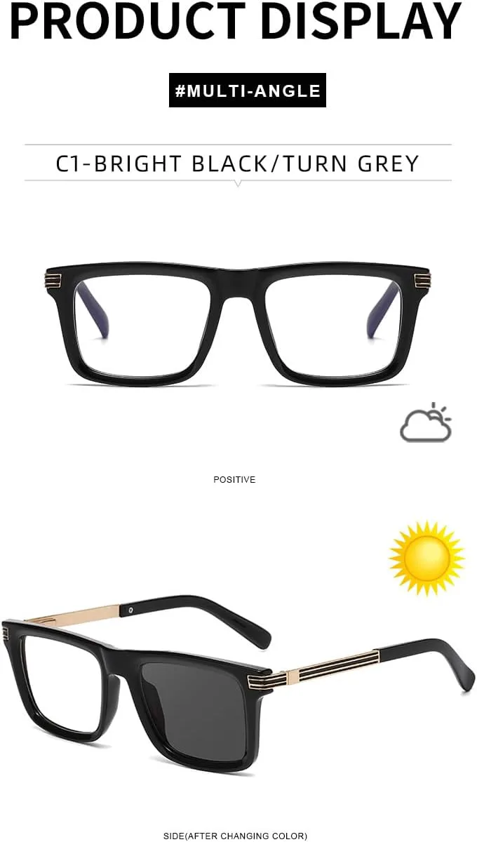 Мужские солнцезащитные очки европейского и американского производства, меняющие цвет — модные высококачественные очки с защитой от УФ-излучения GFYFJXJT, C2
Мужские солнцезащитные очки европейского и американского производства, меняющие цвет — модные высококачественные очки с защитой от УФ-излучения GFYFJXJT, C2