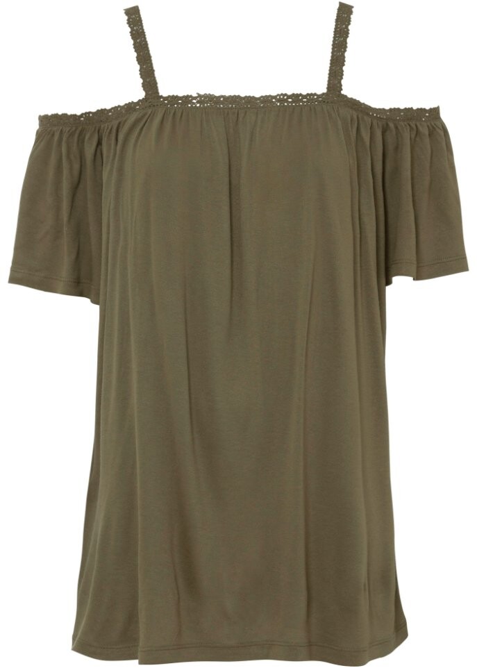 Рубашка с открытыми плечами и кружевной отделкой Rainbow, зеленый
Рубашка с открытыми плечами и кружевной отделкой Rainbow, зеленый