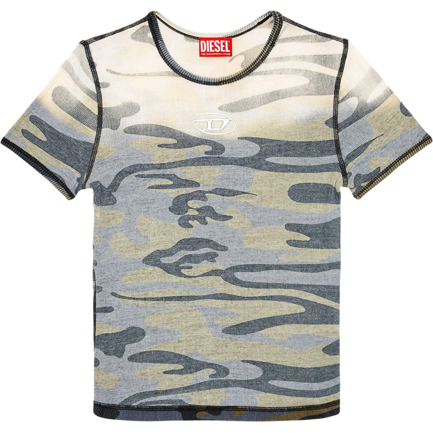 Футболка с камуфляжным принтом DIESEL, серый/зеленый
Футболка с камуфляжным принтом DIESEL, серый/зеленый