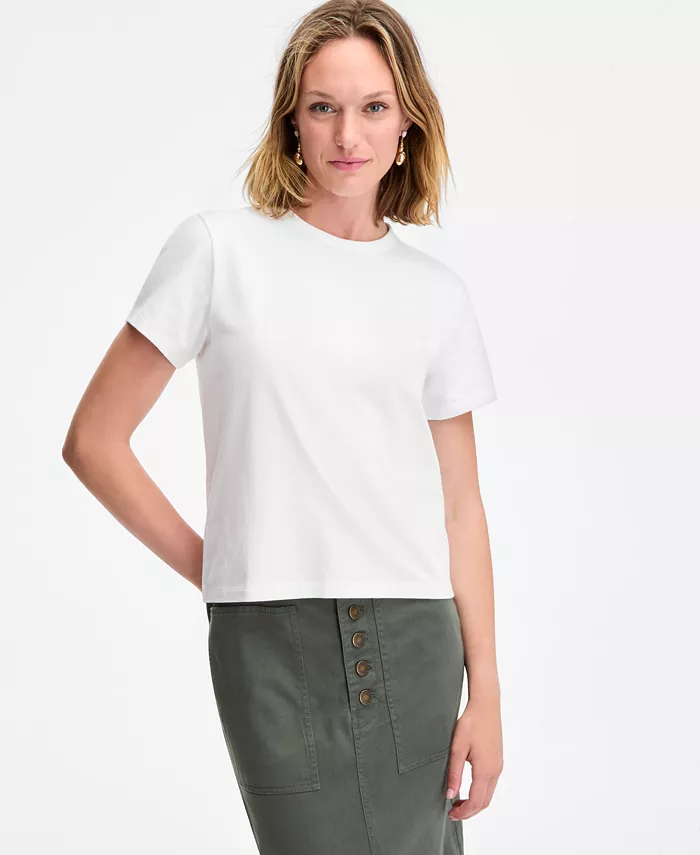 Женская базовая футболка с круглым вырезом On 34th, белый
Женская базовая футболка с круглым вырезом On 34th, белый