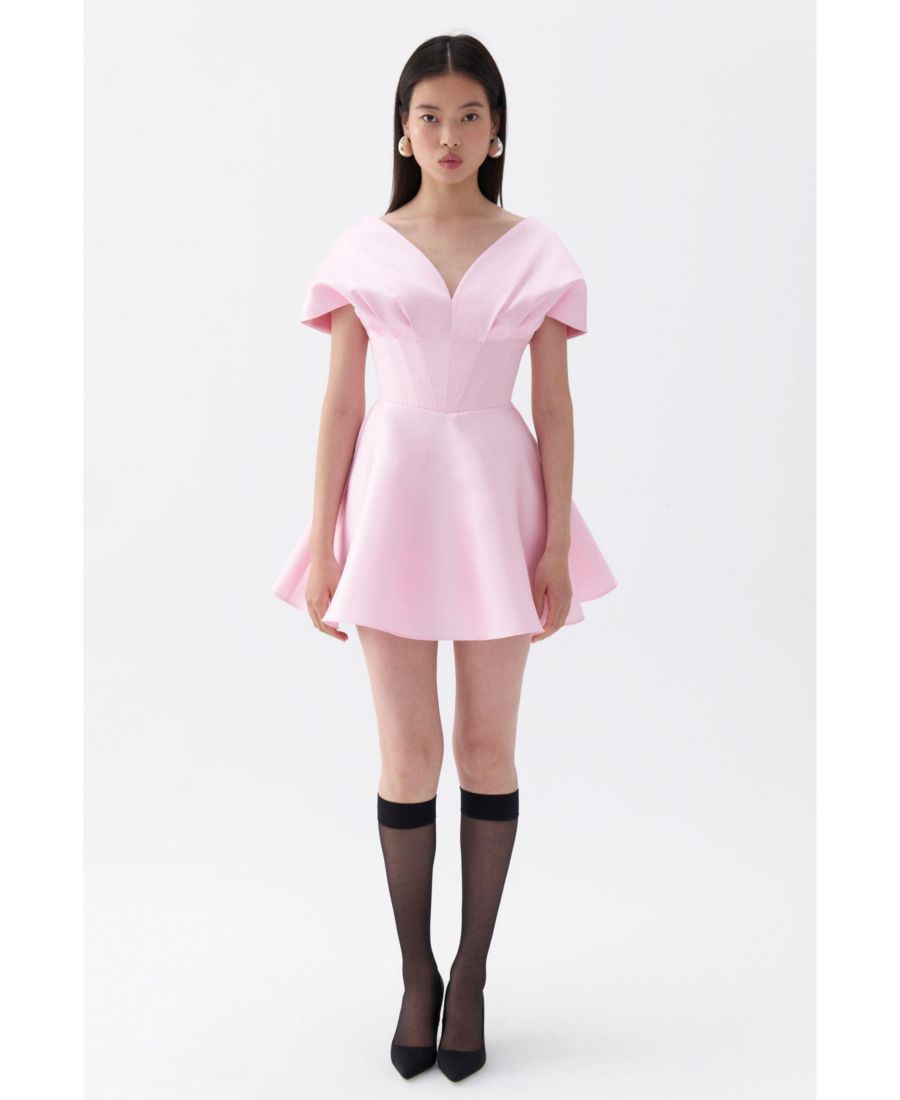 Женское мини-платье с корсетом на талии NOCTURNE, Pink
Женское мини-платье с корсетом на талии NOCTURNE, Pink