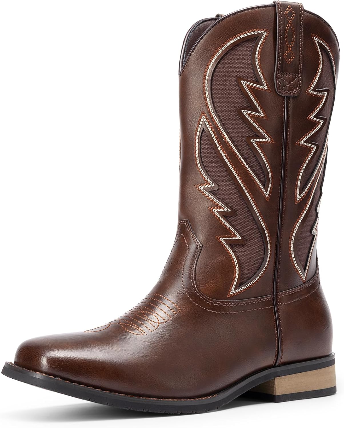 Мужские прочные ковбойские классические ботинки Bruno Marc с вышивкой, удобные короткие модные вестерн-ботинки, Coffee
Мужские прочные ковбойские классические ботинки Bruno Marc с вышивкой, удобные короткие модные вестерн-ботинки, Coffee