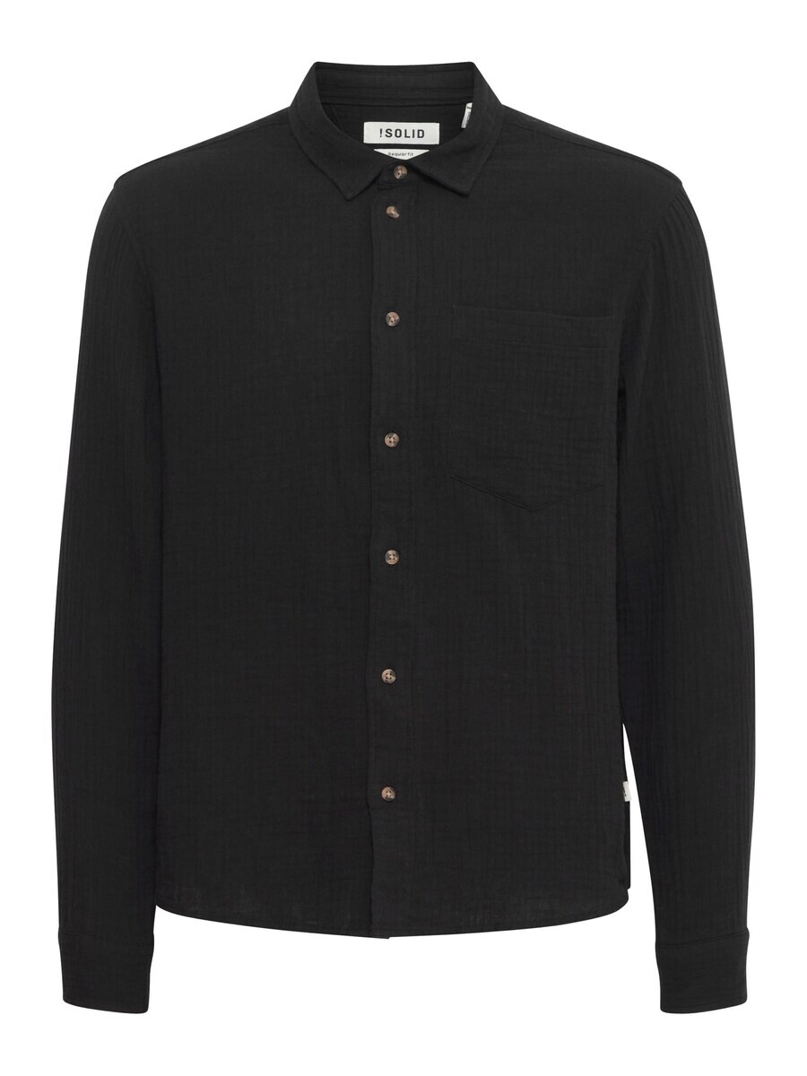 Повседневная рубашка !Solid Regular fit Button Up Shirt Lain, черный
Повседневная рубашка !Solid Regular fit Button Up Shirt Lain, черный