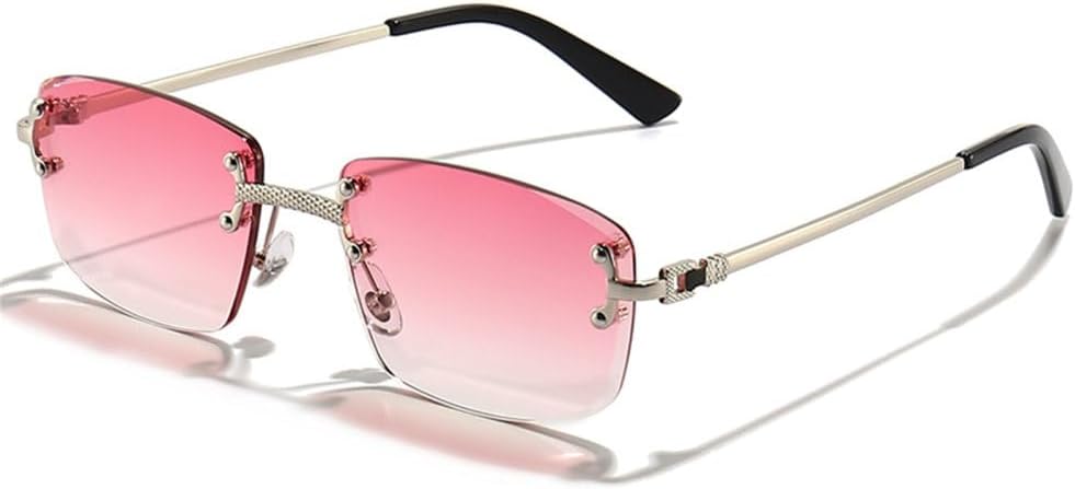 Солнцезащитные очки LVTFCO без оправы для мужчин и женщин, защита от УФ-излучения UV400, небольшой градиент, без оправы, популярные металлические очки, Silver Ocean Red
Солнцезащитные очки LVTFCO без оправы для мужчин и женщин, защита от УФ-излучения UV400, небольшой градиент, без оправы, популярные металлические очки, Silver Ocean Red