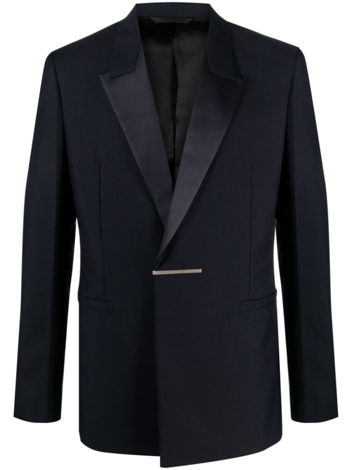 Givenchy однобортный пиджак строгого кроя, синий
Givenchy однобортный пиджак строгого кроя, синий