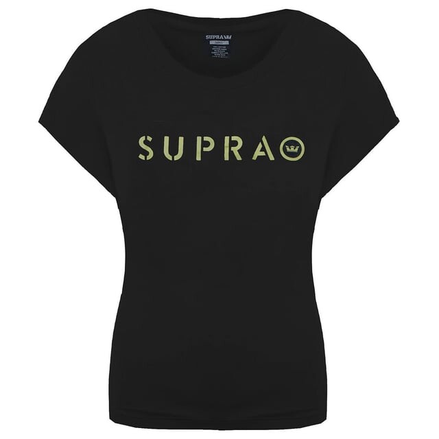 Женская футболка с короткими рукавами и круглым вырезом 192225 010 Supra, черный
Женская футболка с короткими рукавами и круглым вырезом 192225 010 Supra, черный