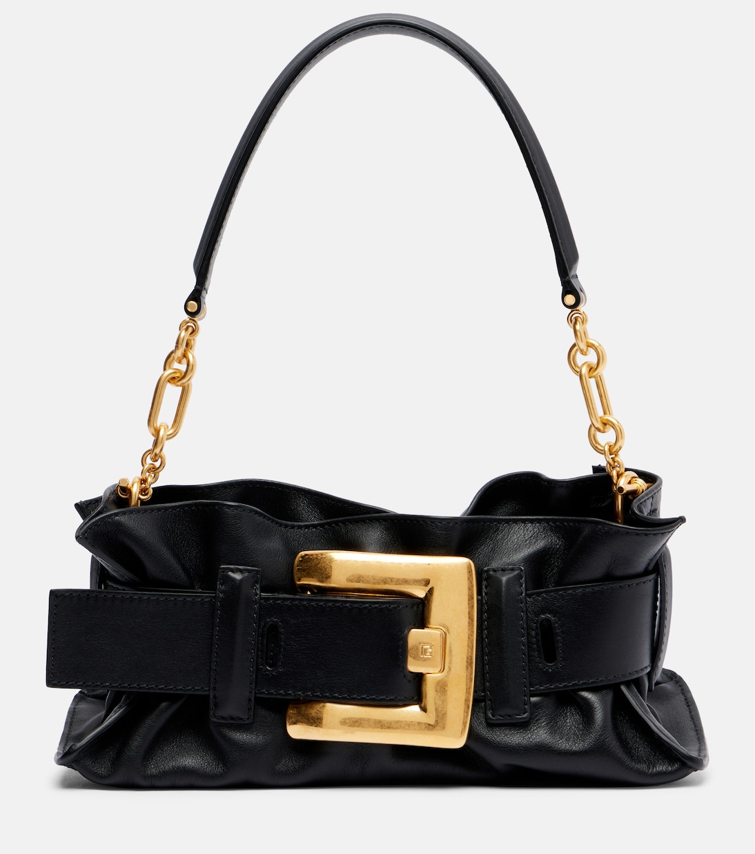 Кожаная сумка через плечо Anthem Mini Balmain, Opa Noir
Кожаная сумка через плечо Anthem Mini Balmain, Opa Noir