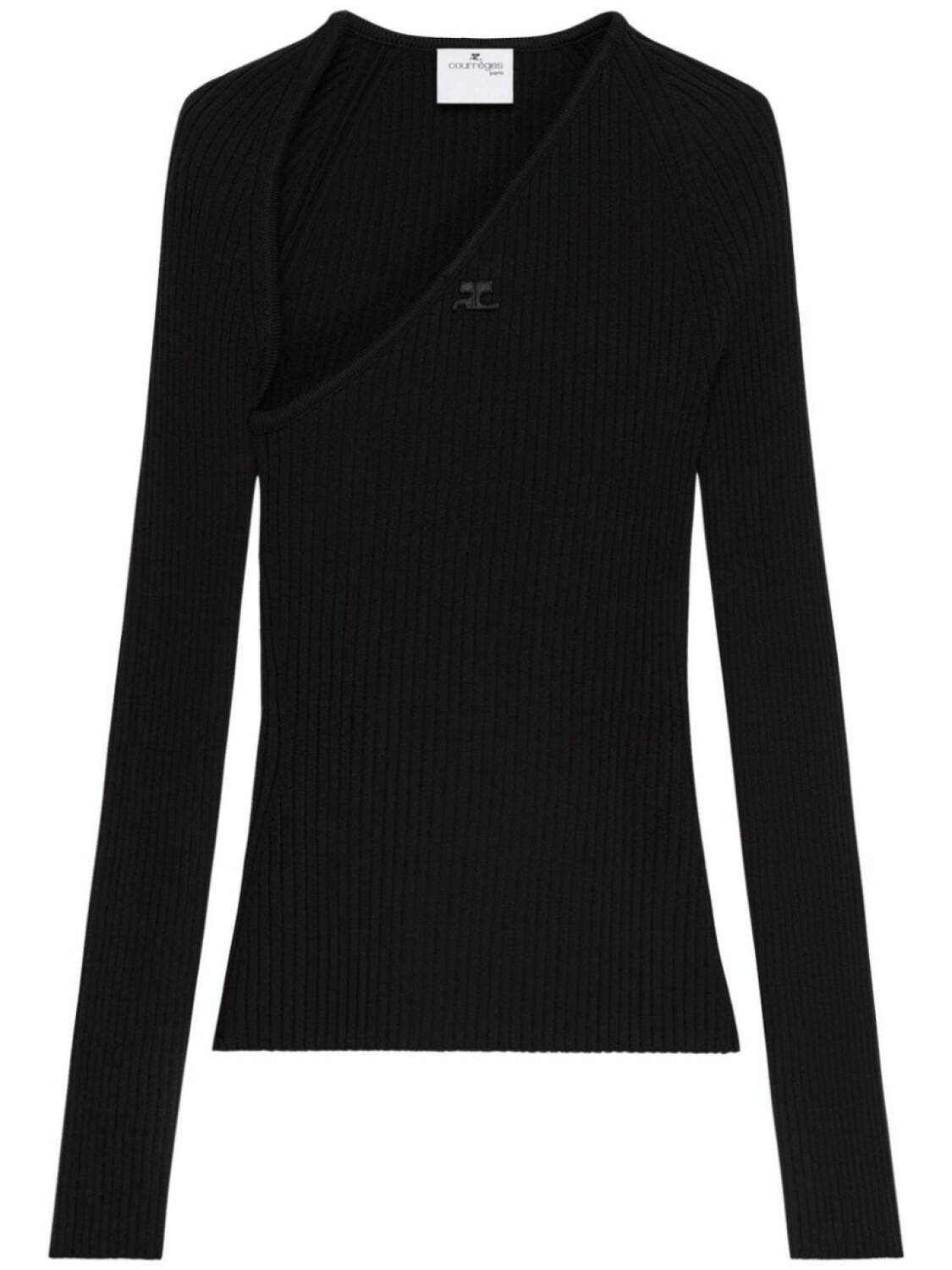 Courrèges топ Slash в рубчик, черный
Courrèges топ Slash в рубчик, черный