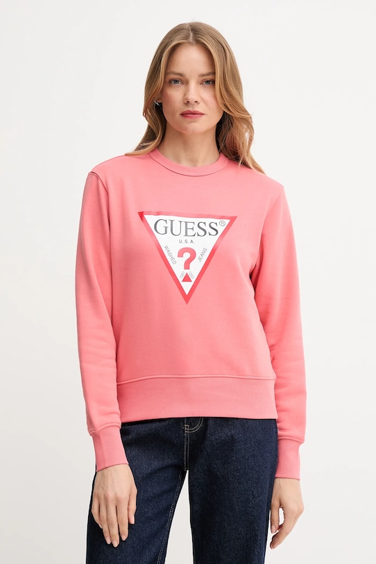 Толстовка Guess, розовый
Толстовка Guess, розовый