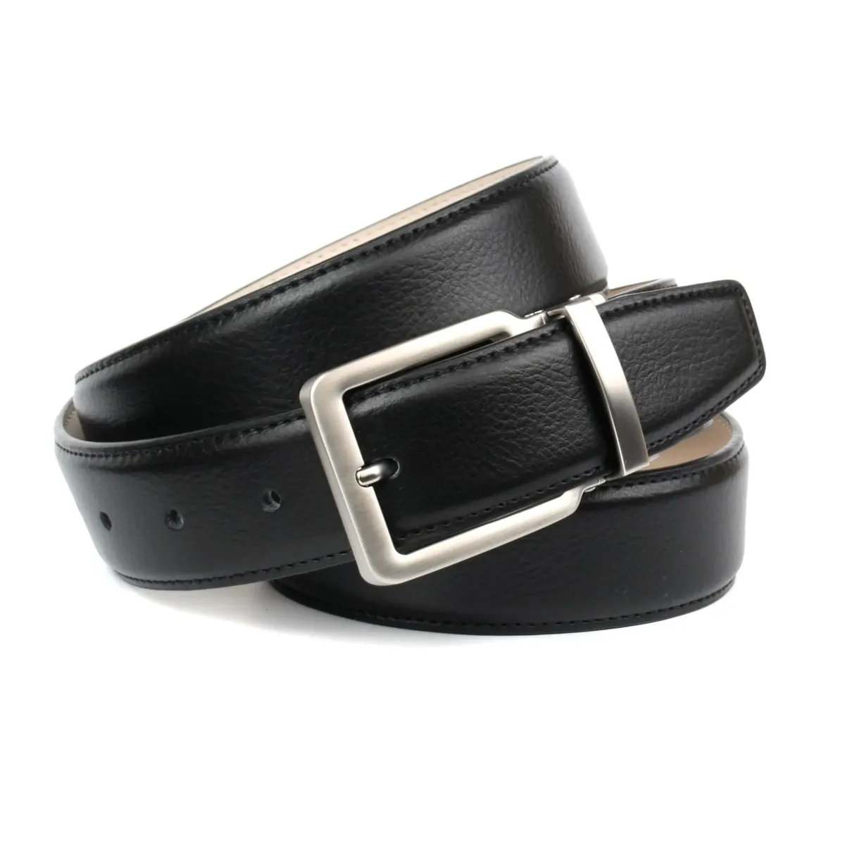 Кожаный ремень Anthoni Crown, классический, слегка изогнутый, черный
Кожаный ремень Anthoni Crown, классический, слегка изогнутый, черный