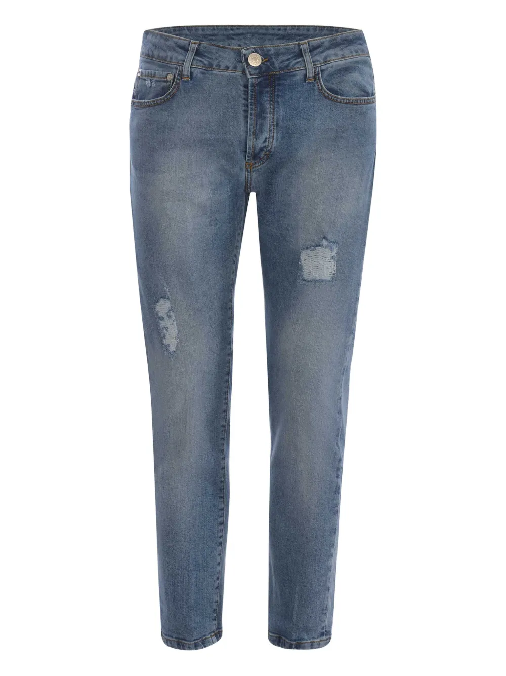 Джинсы с прорезями YES LONDON, синий
Джинсы с прорезями YES LONDON, синий