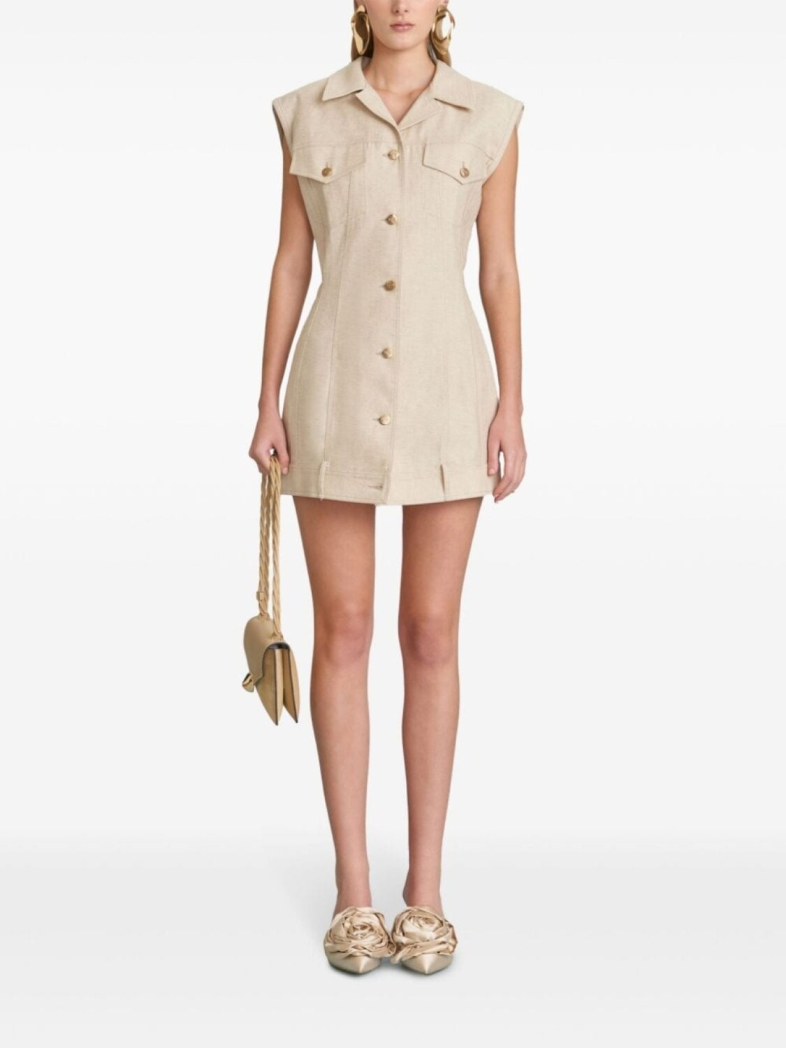 Cult Gaia платье мини Tanith, нейтральный цвет
Cult Gaia платье мини Tanith, нейтральный цвет