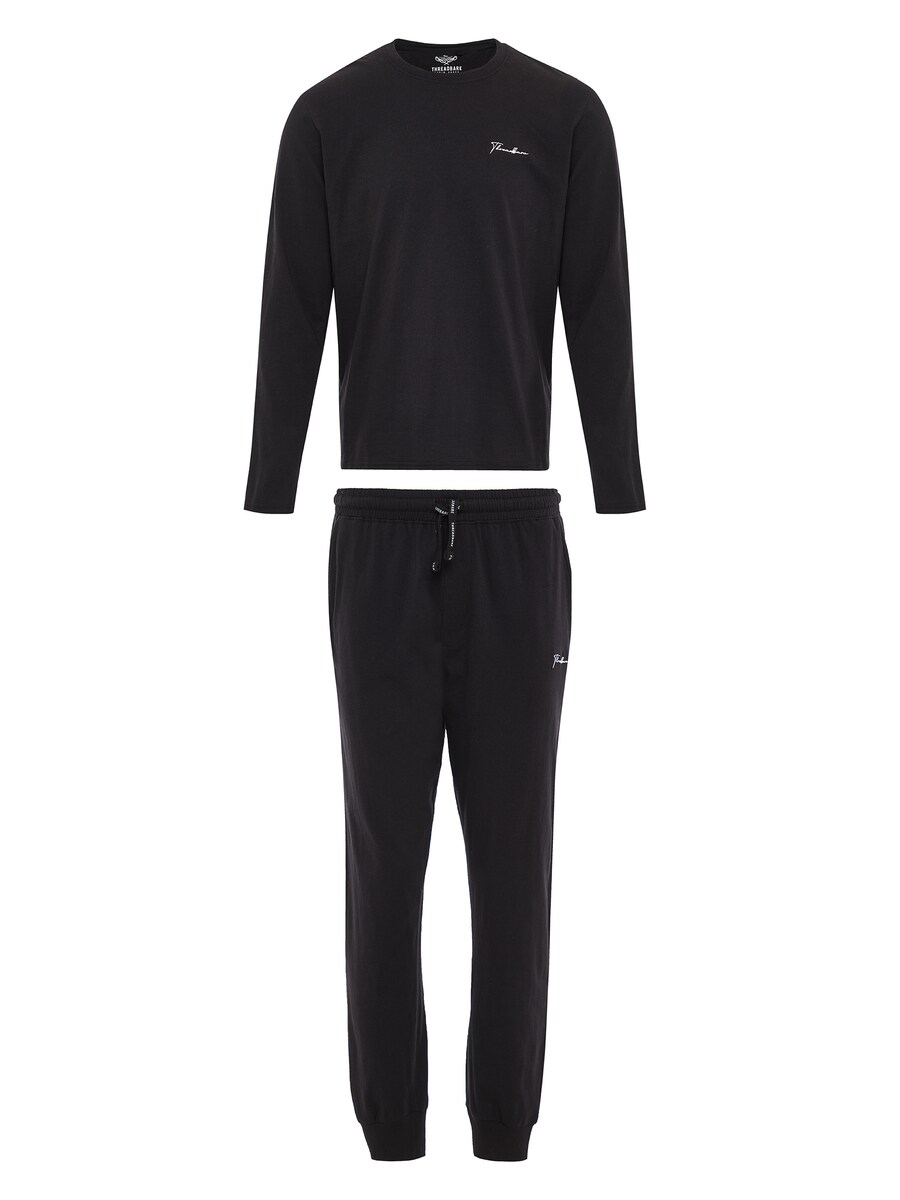 Длинная пижама Threadbare, черный
Длинная пижама Threadbare, черный