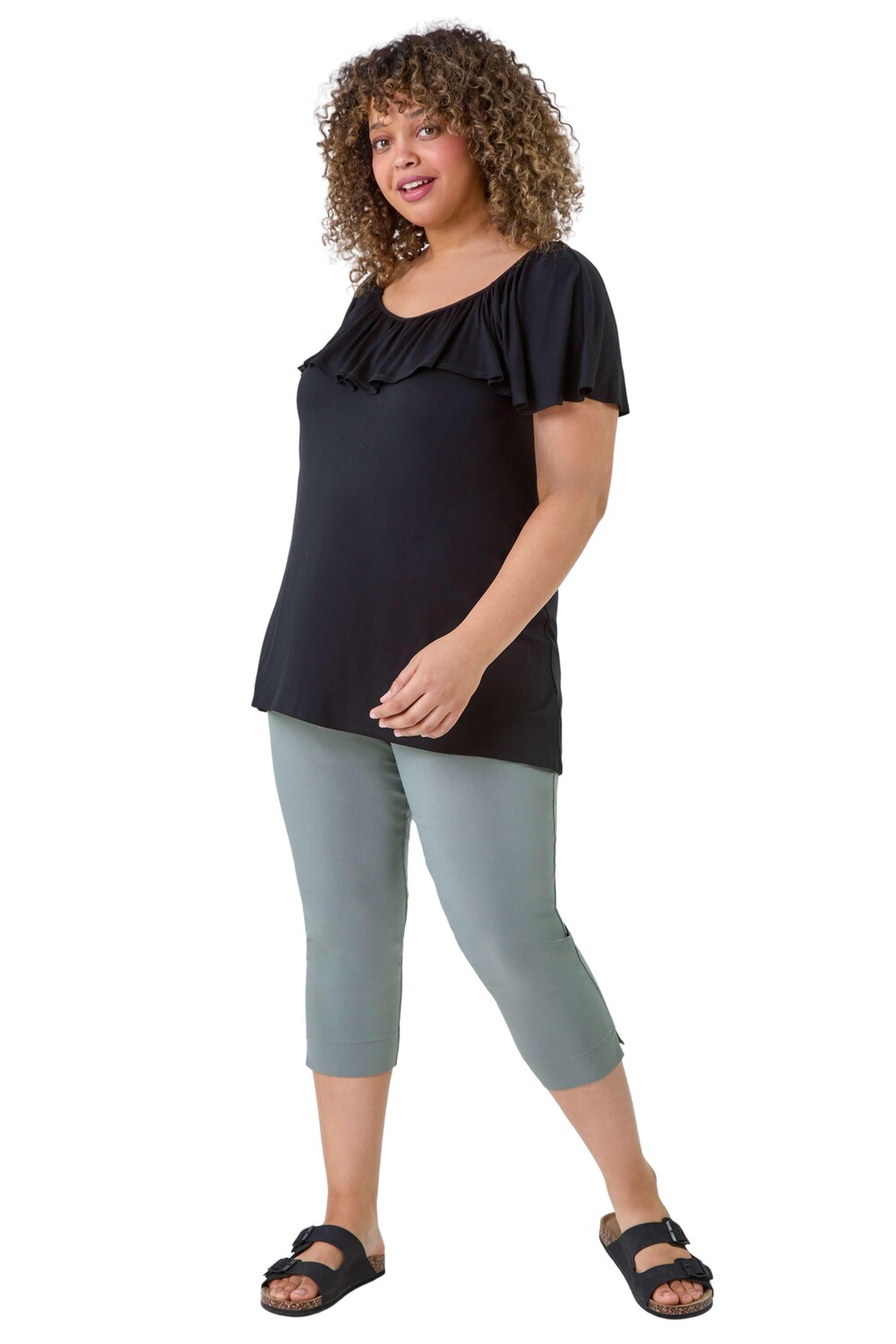 Укороченные эластичные брюки Curve Roman, коричневый
Укороченные эластичные брюки Curve Roman, коричневый