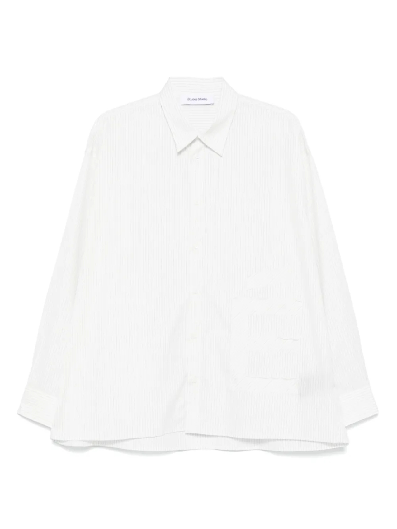 Полосатая рубашка с нашивкой E Études Studio, белый
Полосатая рубашка с нашивкой E Études Studio, белый