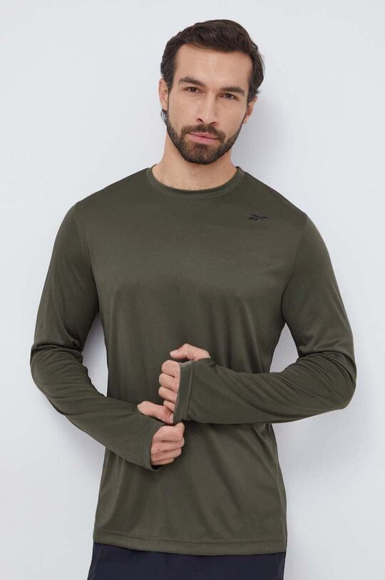 Тренировочный с длинным рукавом Reebok, зеленый
Тренировочный с длинным рукавом Reebok, зеленый