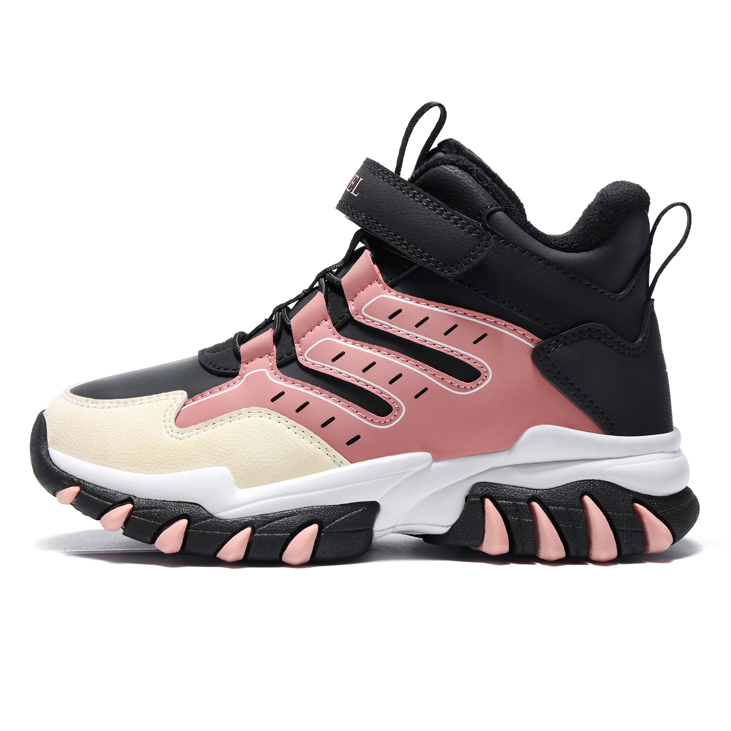 Высокие детские кроссовки Outdoor CAMEL, черный/розовый/экрю
Высокие детские кроссовки Outdoor CAMEL, черный/розовый/экрю