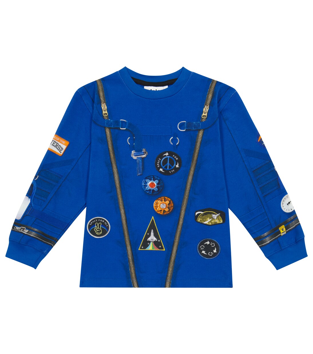 Хлопковая толстовка с принтом Rube Molo, Blue Astro 
Хлопковая толстовка с принтом Rube Molo, Blue Astro