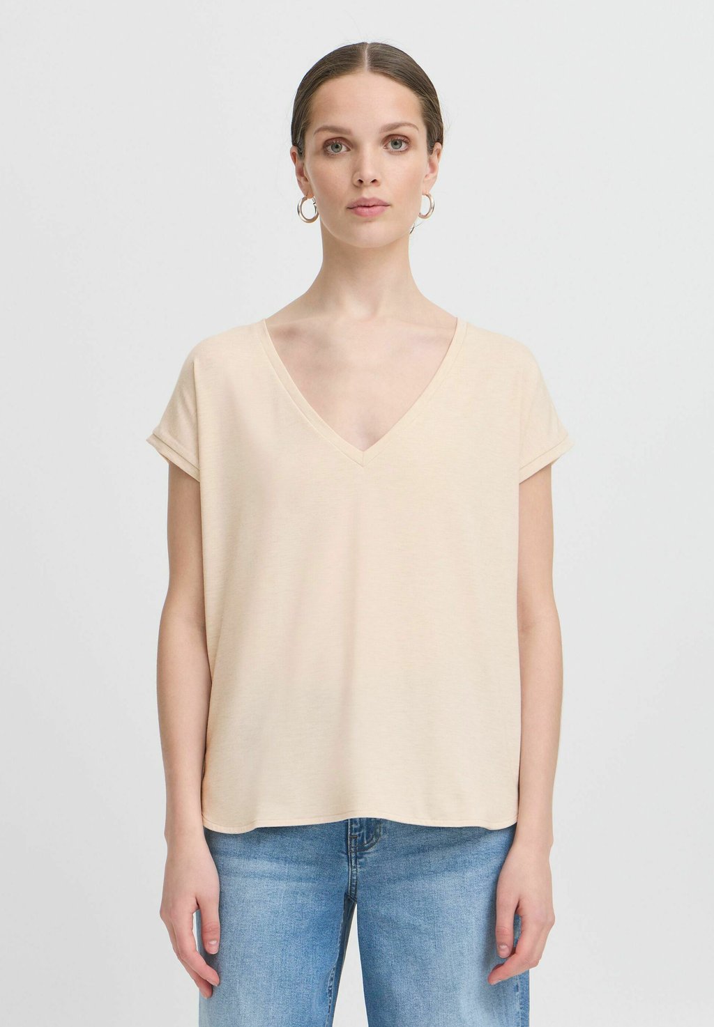 Базовая футболка IHREBEL ICHI, бежевый
Базовая футболка IHREBEL ICHI, бежевый