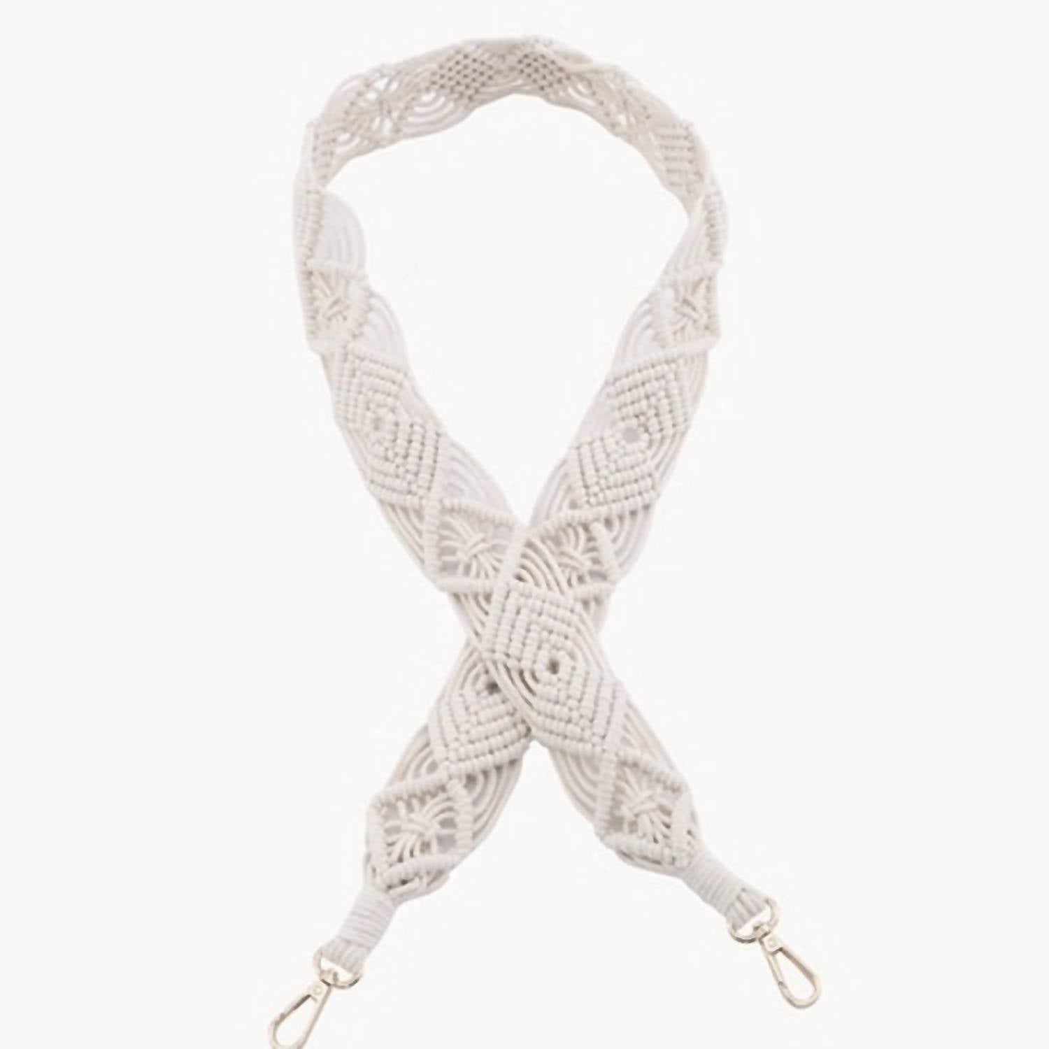 Ремешок для женской плетеной макраме сумки через плечо, натуральный цвет Jen & Co., natural
Ремешок для женской плетеной макраме сумки через плечо, натуральный цвет Jen & Co., natural