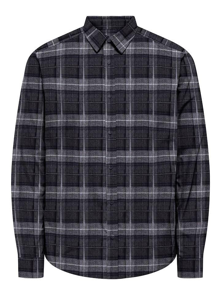 ONLY & SONS Рубашка "Skim" антрацитово-серого цвета
ONLY & SONS Рубашка "Skim" антрацитово-серого цвета