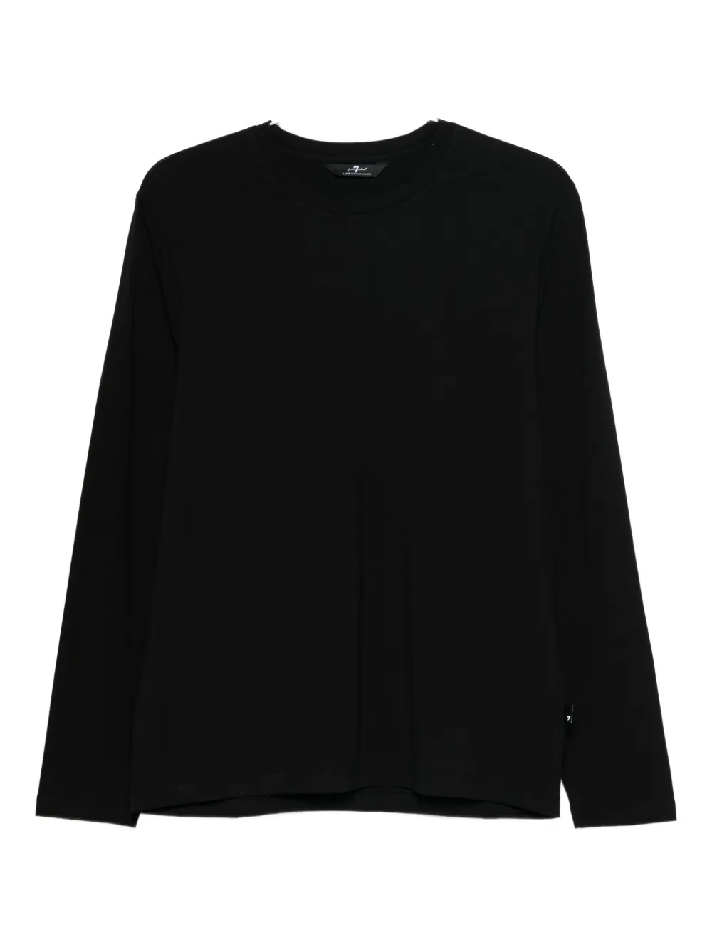 Хлопковая футболка с длинными рукавами 7 For All Mankind, черный
Хлопковая футболка с длинными рукавами 7 For All Mankind, черный