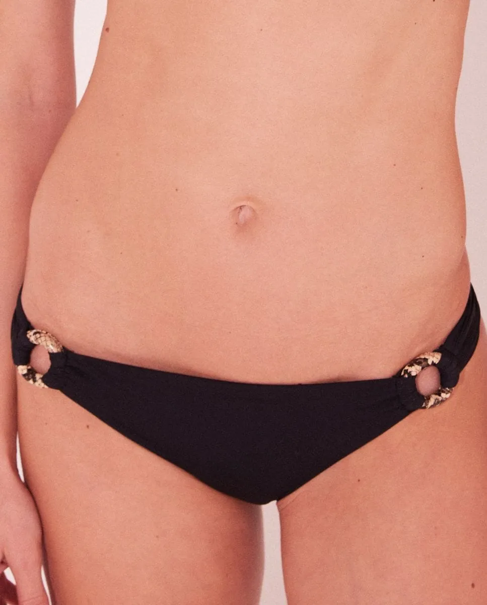 Простые бразильские плавки бикини Agua de coco, черный 
Простые бразильские плавки бикини Agua de coco, черный