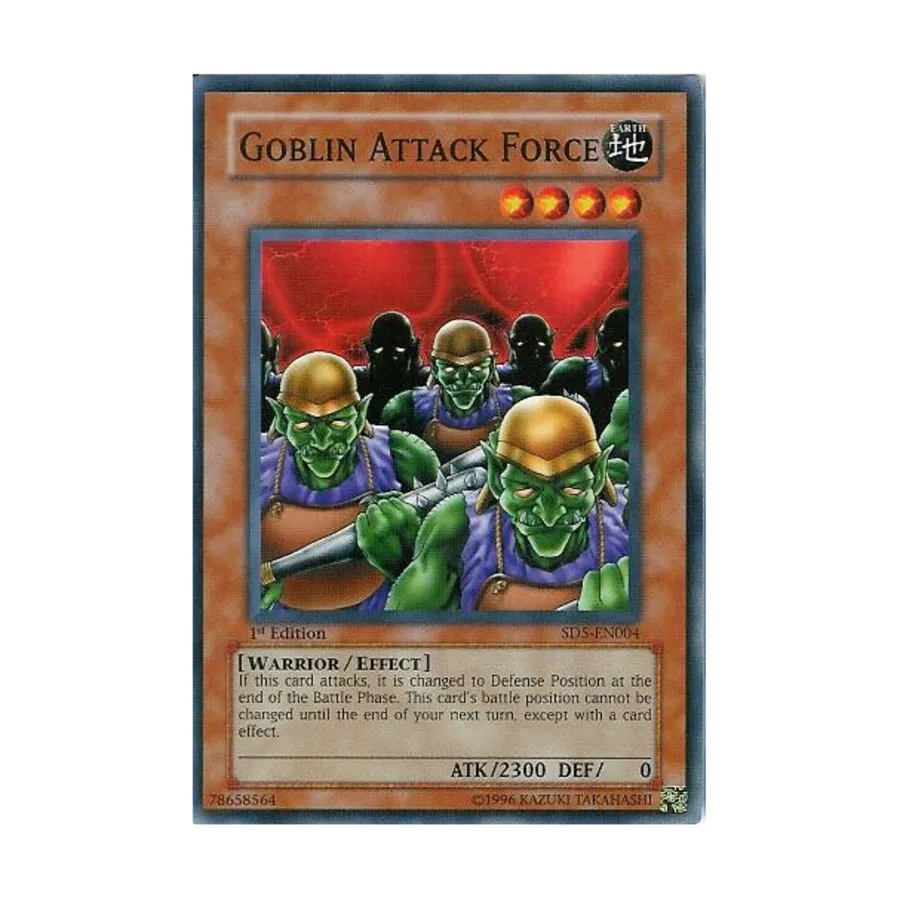 CCG Атакующий отряд гоблинов (обычный), Yu-Gi-Oh - Structure Deck - Warrior's Triumph - Singles
CCG Атакующий отряд гоблинов (обычный), Yu-Gi-Oh - Structure Deck - Warrior's Triumph - Singles