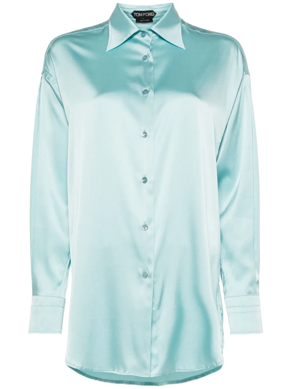 Шелковая рубашка TOM FORD, синий
Шелковая рубашка TOM FORD, синий