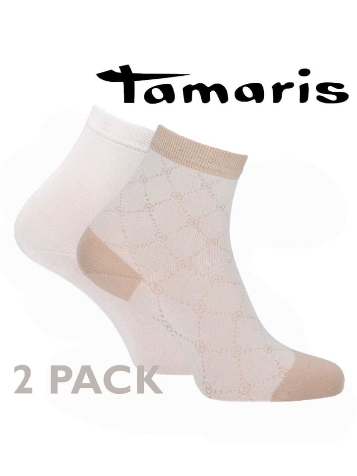 Носки Tamaris Kurzsöckchen LOGO DESIGN, цвет pearl 
Носки Tamaris Kurzsöckchen LOGO DESIGN, цвет pearl