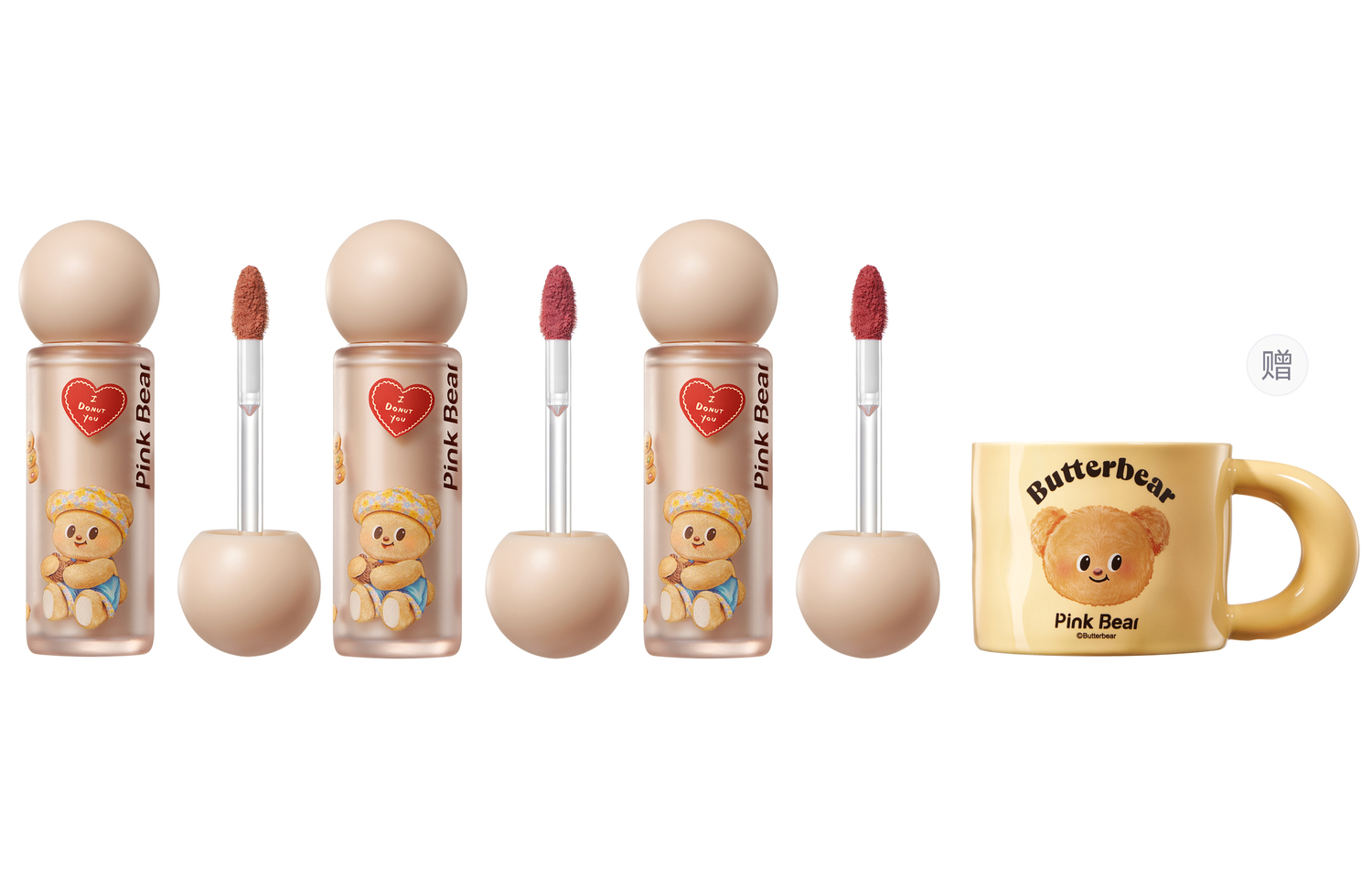 Pink Bear Pinkbear Piko Bear X Butter Bear коллаборация блеск для губ матовый натуральный стойкий цвет 3 шт
Pink Bear Pinkbear Piko Bear X Butter Bear коллаборация блеск для губ матовый натуральный стойкий цвет 3 шт