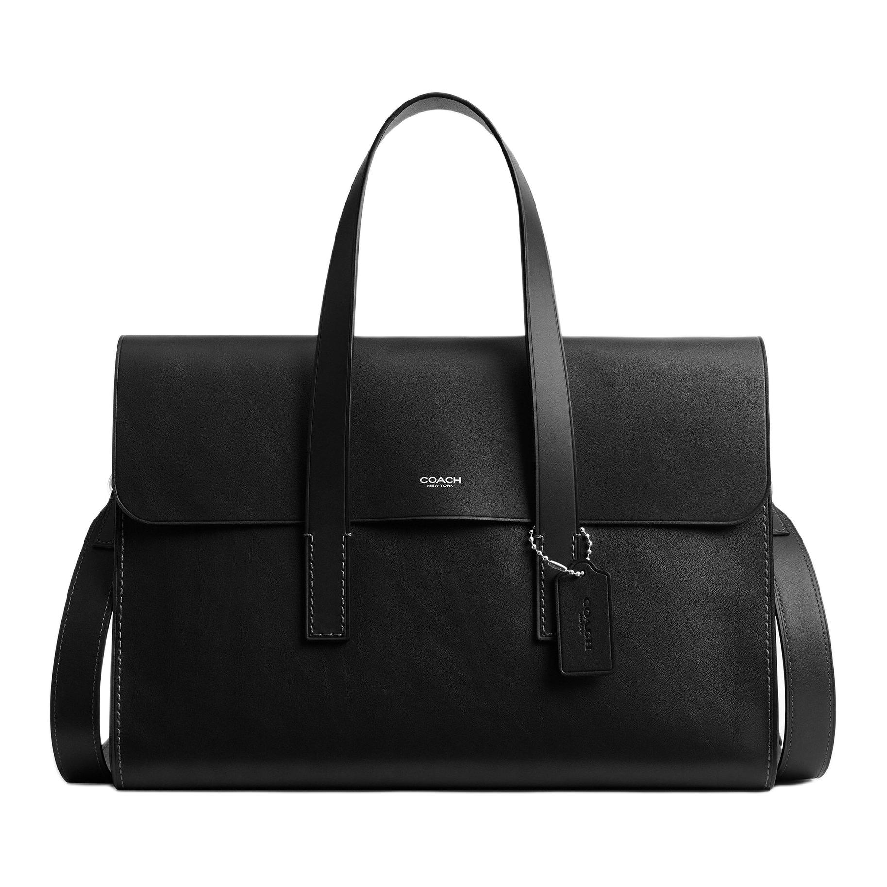 COACH Кожаный мужской портфель через плечо с одной лямкой большой черный
COACH Кожаный мужской портфель через плечо с одной лямкой большой черный