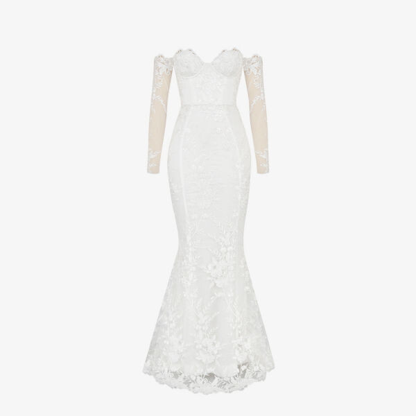 Свадебное платье Isabelle из цветочного кружева House Of Cb, белый
Свадебное платье Isabelle из цветочного кружева House Of Cb, белый