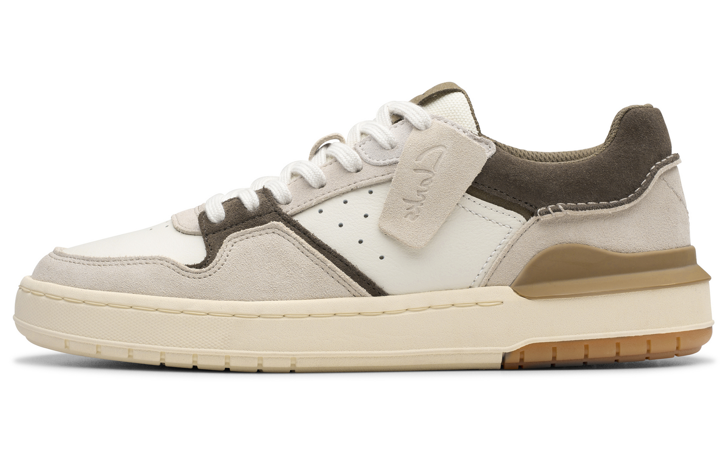 Clarks Низкие мужские кроссовки для скейтбординга, белые/темно-оливково-зеленые
Clarks Низкие мужские кроссовки для скейтбординга, белые/темно-оливково-зеленые