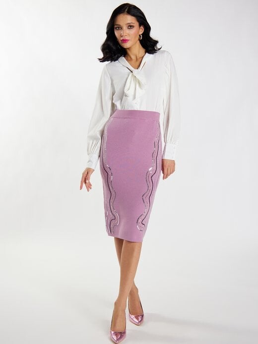 Вязаная юбка миди Faina, фиолетовый
Вязаная юбка миди Faina, фиолетовый