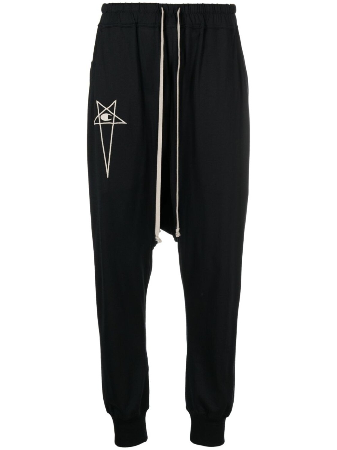 Rick Owens X Champion спортивные брюки с низким шаговым швом и логотипом, черный
Rick Owens X Champion спортивные брюки с низким шаговым швом и логотипом, черный