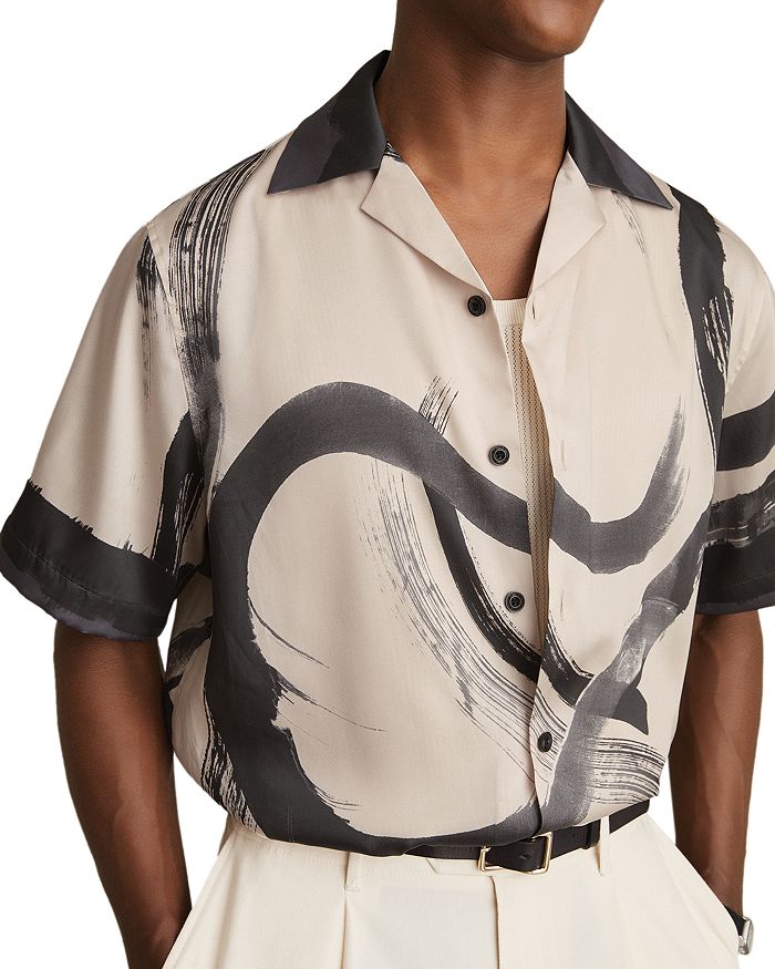 Оверсайз рубашка с принтом Camp REISS, серый
Оверсайз рубашка с принтом Camp REISS, серый