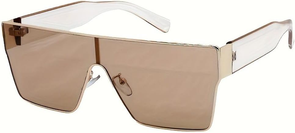 Солнцезащитные очки для женщин и мужчин, модные, стильные, цельные, декоративные, для активного отдыха, путешествий, вождения, защита от УФ-излучения UV400 HYYZZC, Tea
Солнцезащитные очки для женщин и мужчин, модные, стильные, цельные, декоративные, для активного отдыха, путешествий, вождения, защита от УФ-излучения UV400 HYYZZC, Tea